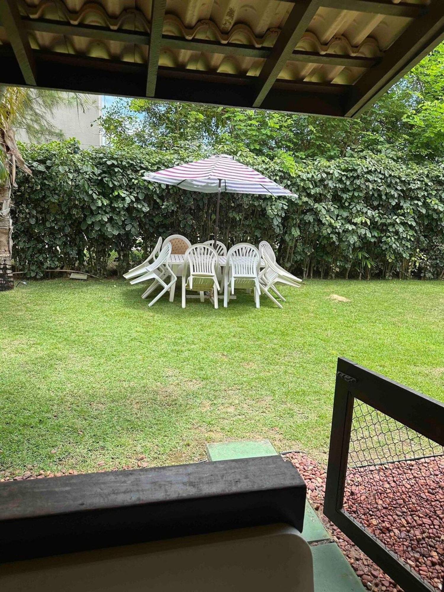 Flat Guarajuba 4 Quartos Terreo A Beira Mar - Pe Na Areia - Governanca Com Arrumadeira E Wi Fi Inclusos Camassari Esterno foto